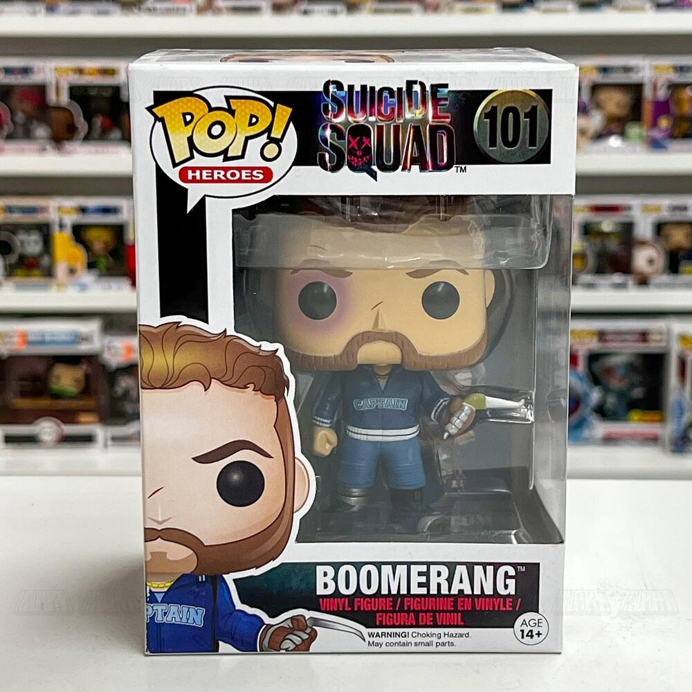 Funko Pop! Heroes Suicide Squad Boomerang 101 Vinyl Figure New in Box DC Comics
